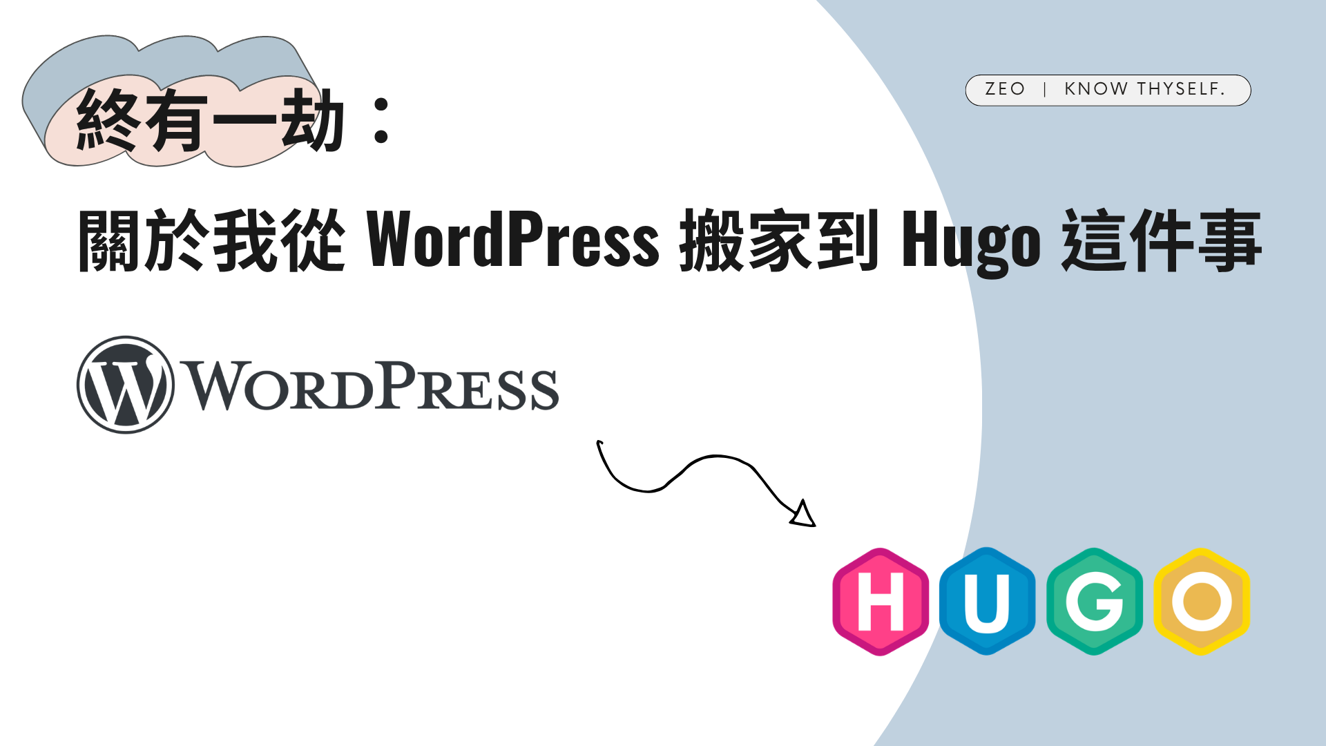 Featured image of post 終有一劫：關於我從 WordPress 搬家到 Hugo 這件事
